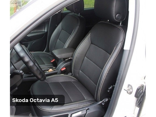 Каркасные авточехлы на Skoda Octavia A5 Каркасные авточехлы на Skoda Octavia A5
