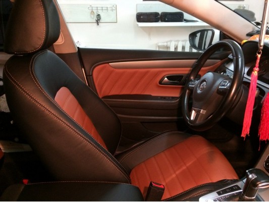 Каркасные авточехлы на Volkswagen Passat CC Каркасные авточехлы на Volkswagen Passat CC